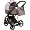 Детская коляска Roan Sol Flowers 3 в 1 с автокреслом Tutis Elo Lux EduSky Black RSF/5001 Powder/Rose gold