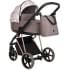 Детская коляска Roan Sol Flowers 3 в 1 с автокреслом Tutis Elo Lux EduSky Black RSF/5001 Powder/Rose gold
