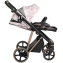 Детская коляска Roan Sol Flowers 3 в 1 с автокреслом Tutis Elo Lux EduSky Black RSF/5001 Powder/Rose gold