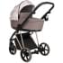 Детская коляска Roan Sol Flowers 3 в 1 с автокреслом Tutis Elo Lux EduSky Black RSF/5001 Powder/Rose gold