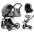 Детская коляска Roan Sol Vintage Luxury 3 в 1 с автокреслом Tutis Elo Lux EduSky Black VIN 02/SG Sage Green/Sage/руч.Black