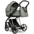 Детская коляска Roan Sol Vintage Luxury 3 в 1 с автокреслом Tutis Elo Lux EduSky Black VIN 02/SG Sage Green/Sage/руч.Black