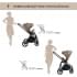 Детская коляска Sweet Baby Elegante 2 в 1 Chrome Brown