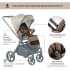 Детская коляска Sweet Baby Elegante 2 в 1 Chrome Brown