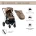 Детская коляска Sweet Baby Elegante 2 в 1 Chrome Brown