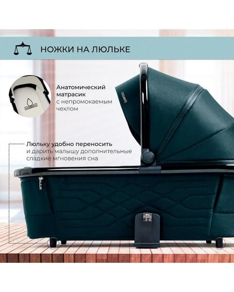 Детская коляска Sweet Baby Elegante 2 в 1 SBL GL Blue