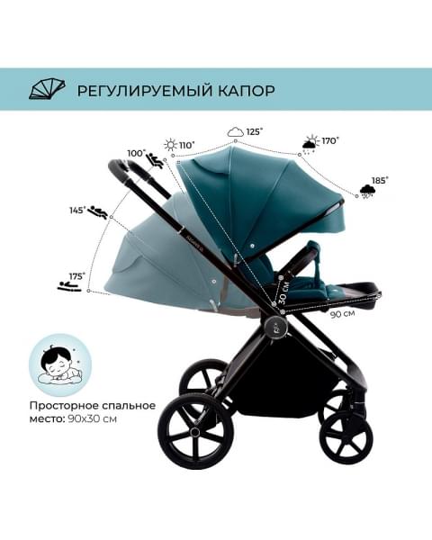 Детская коляска Sweet Baby Elegante 2 в 1 SBL GL Blue