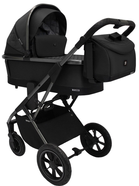 Детская коляска Sweet Baby Rocco Air 2 в 1 2024 Black
