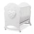 Детская кроватка-качалка Erbesi Elite Bianco