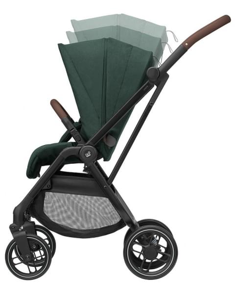 Детская прогулочная коляска Maxi-Cosi Leona² большие колеса 1204403110 Twillic Green зеленый