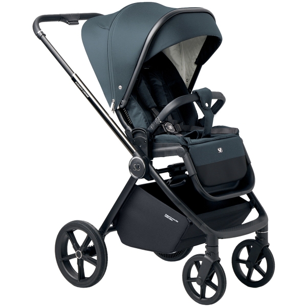 Детская прогулочная коляска Sweet Baby Elegante Chrome/Blue