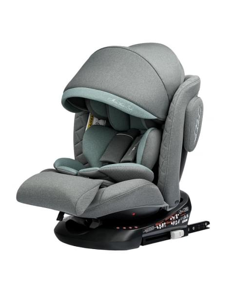 Автокресло Indigo Smart plus Isofix серый-зеленый
