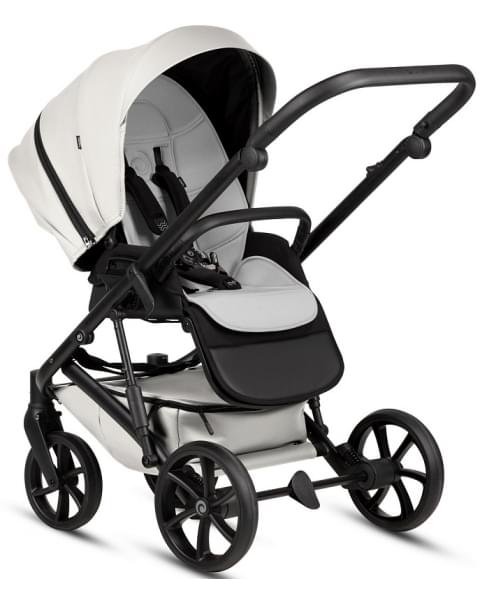 Детская коляска Tutis Viva 6 Plus Leather 3 в 1 с автокреслом Elo Lux EduSky Black 1612085 Cloud