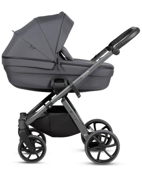 Детская коляска Tutis Uno 6 Plus Essential collection 3 в 1 с автокреслом Elo Lux EduSky Black 1602169 Antracite