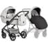 Детская коляска Tutis Viva 6 Plus Leather 3 в 1 с автокреслом Elo Lux EduSky Black 1612085 Cloud