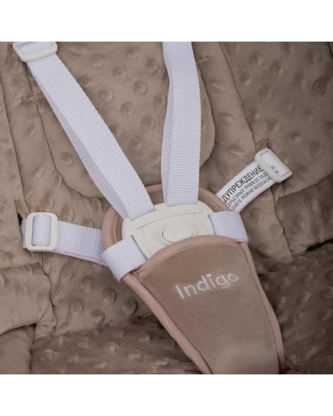 Электронные качели 2 в 1 Indigo Fresh, темно-бежевый