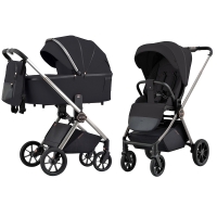 Коляска 2 в 1 Carrello Ultra CRL-6525, Night Black (Черный)