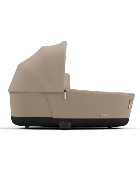 Коляска 2 в 1 Cybex Priam IV Platinum Collection шасси Chrome Brown, Cozy Beige (бежевый)