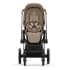 Коляска 2 в 1 Cybex Priam IV Platinum Collection шасси Chrome Brown, Cozy Beige (бежевый)