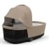 Коляска 2 в 1 Cybex Priam IV Platinum Collection шасси Chrome Brown, Cozy Beige (бежевый)