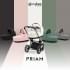 Коляска 2 в 1 Cybex Priam IV Platinum Collection шасси Matt Black, Leaf Green (Зеленый)