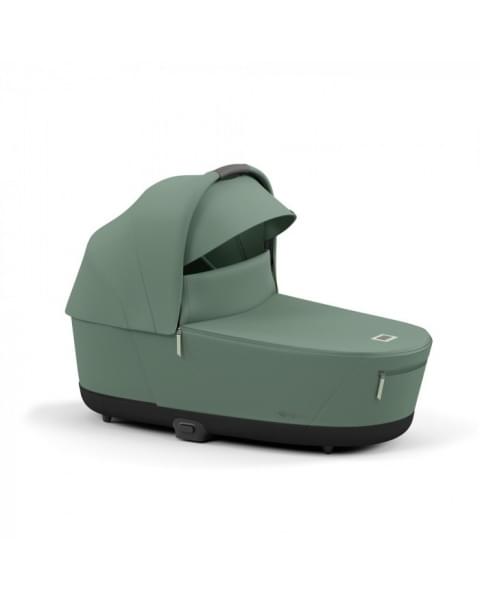 Коляска 2 в 1 Cybex Priam IV Platinum Collection шасси Matt Black, Leaf Green (Зеленый)