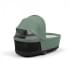 Коляска 2 в 1 Cybex Priam IV Platinum Collection шасси Matt Black, Leaf Green (Зеленый)