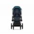 Коляска 2 в 1 Cybex Priam IV шасси Rose Gold, Nautical Blue (Темно-синий)