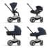 Коляска 2 в 1 Cybex Priam IV шасси Rose Gold, Nautical Blue (Темно-синий)