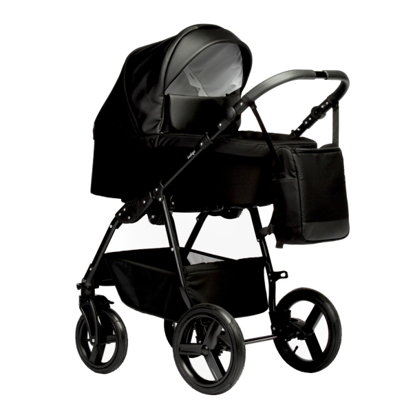 Коляска 2 в 1 Indigo Comfort, Co 02 (Черный)