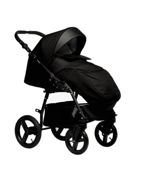 Коляска 2 в 1 Indigo Comfort, Co 02 (Черный)