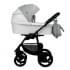 Коляска 2 в 1 Indigo Impulse Eco, Ie 03 (Белый + Серый)