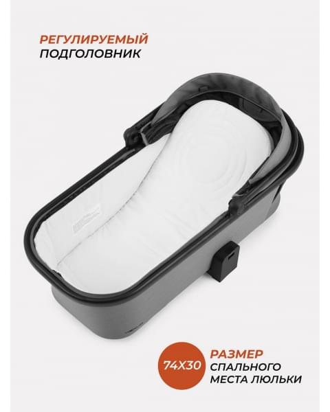 Коляска 2 в 1 Rant Basic Nexus Dark Shadow