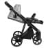 Коляска 2 в 1 Roan Sol Flowers, Gray / шасси Black (RSF/5002)