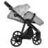 Коляска 2 в 1 Roan Sol Flowers, Gray / шасси Black (RSF/5002)