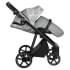 Коляска 2 в 1 Roan Sol Flowers, Gray / шасси Black (RSF/5002)