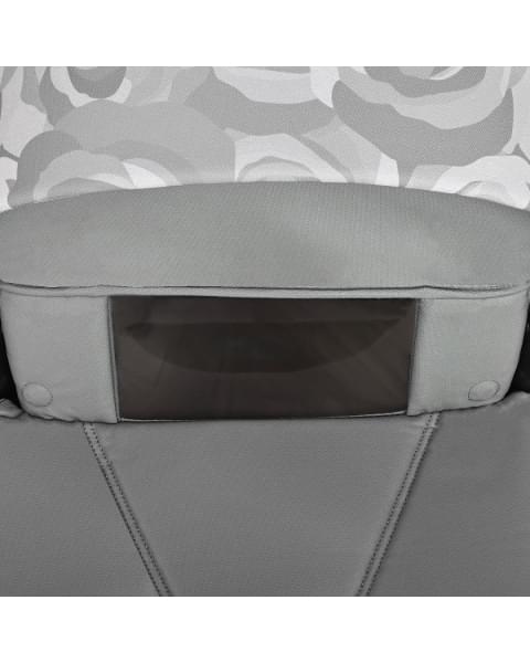 Коляска 2 в 1 Roan Sol Flowers, Gray / шасси Black (RSF/5002)