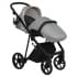 Коляска 2 в 1 Roan Sol Flowers, Gray / шасси Black (RSF/5002)