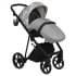 Коляска 2 в 1 Roan Sol Flowers, Gray / шасси Black (RSF/5002)
