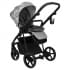 Коляска 2 в 1 Roan Sol Flowers, Gray / шасси Black (RSF/5002)