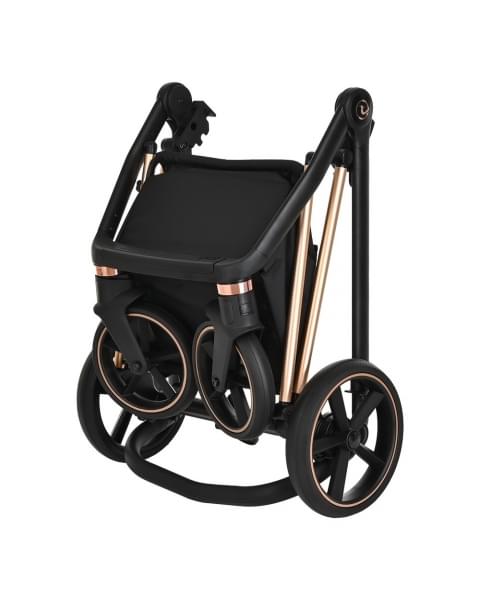 Коляска 2 в 1 Roan Sol Lux, Raven шасси Rose Gold (Черный)