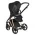 Коляска 2 в 1 Roan Sol Lux, Raven шасси Rose Gold (Черный)