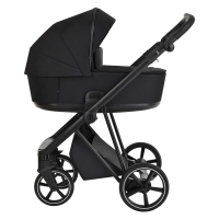 Коляска 2 в 1 Roan Sol, True Black (Черный)
