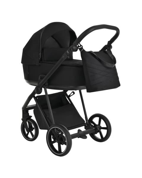 Коляска 2 в 1 Roan Sol, True Black (Черный)