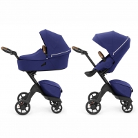 Коляска 2 в 1 Stokke Xplory X, Black / Royal Blue (Синий)