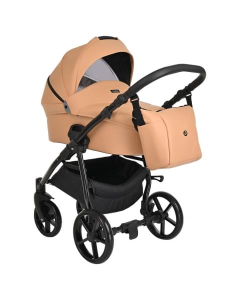 Коляска 2 в 1 Tutis Novo Leather 2023, Caramel (Карамель)