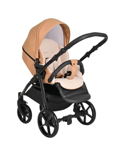 Коляска 2 в 1 Tutis Novo Leather 2023, Caramel (Карамель)