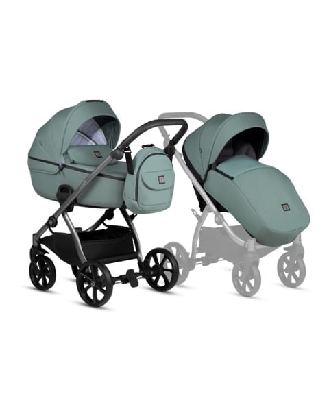 Коляска 2 в 1 Tutis Uno 5+ Essential Collection, Menta (143)