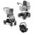 Коляска 3 в 1 ABC-Design Swing 2023, Graphite Grey (Светло-серый)