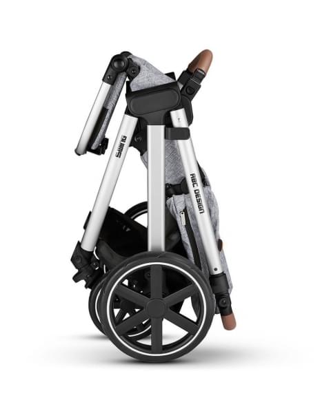 Коляска 3 в 1 ABC-Design Swing 2023, Graphite Grey (Светло-серый)